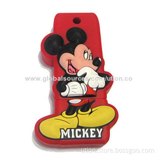 Disney cartoon usb disk with 1 to 32GB Memory Capacity, Free Sample and Package